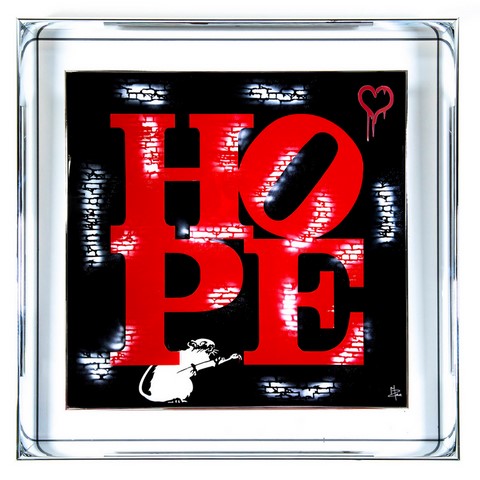 Hope Banksy de Peggy-Lee Mensen