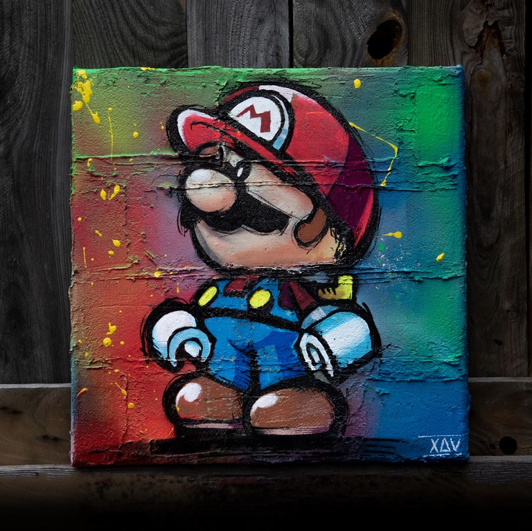 Mario Street art de Wttrwulghe Xavier